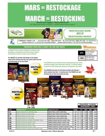 Print Design: Animal food 